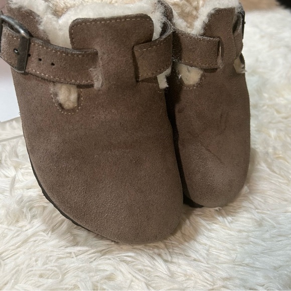 Birkenstock Boston Shearling Grey size 38 - Picture 3 of 12
